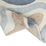 Коврик для ванной flow серо-синего цвета из коллекции ethnic