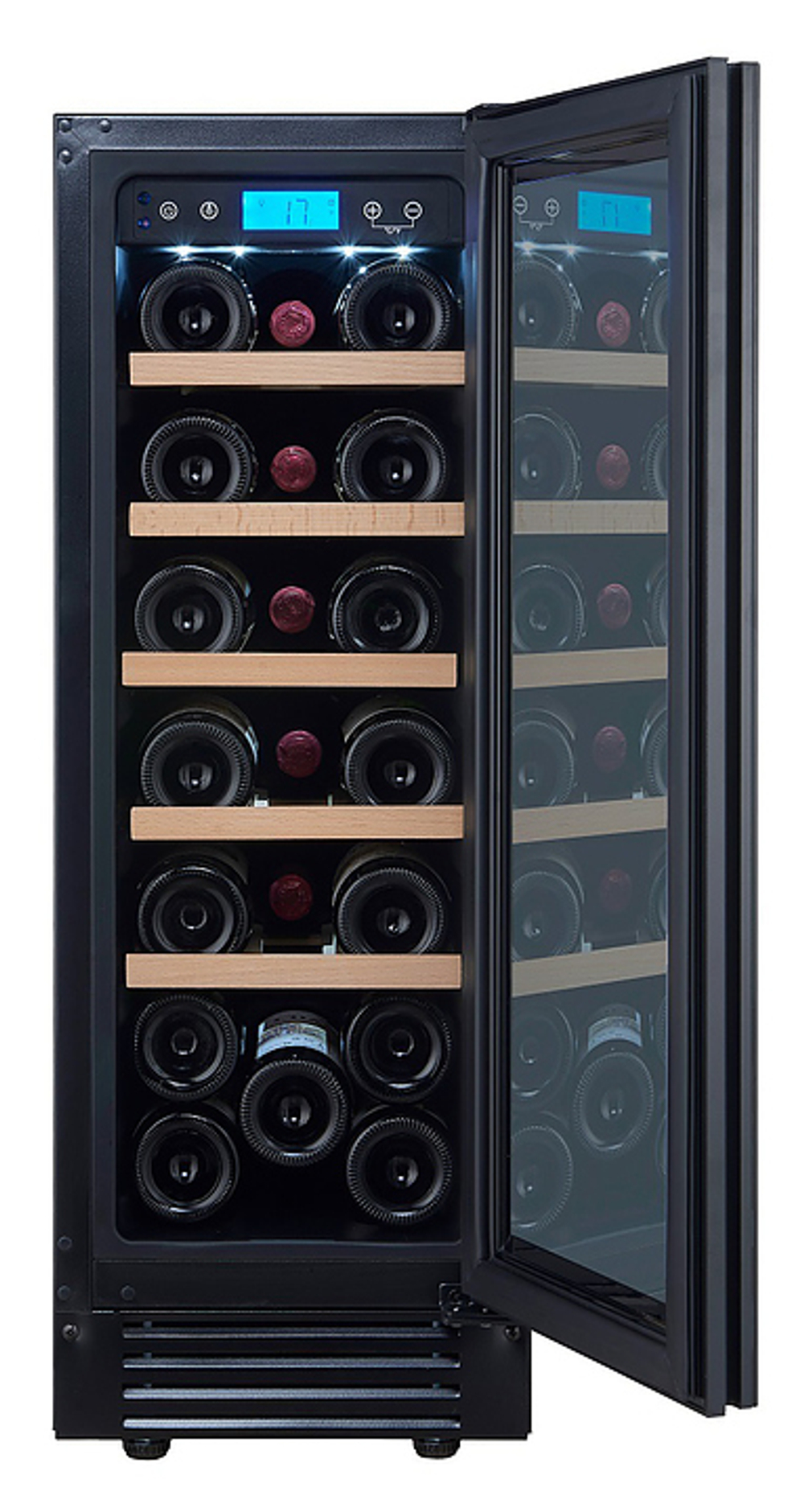 Винный шкаф Cellar Private CP020-1TBH черная дверь