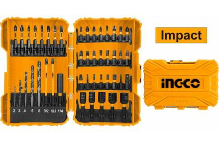 INGCO Набор ударных бит, головок и сверл 45шт. AKDL24502