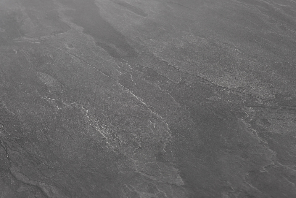 "Малага" обеденный стол из HPL 160х80см, цвет "серый гранит", каркас черный