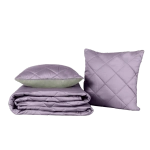 Покрывало + 2 наволочки BuyColor Фиалка/Шалфей