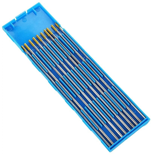 Вольфрамовые сварочные электроды для аргонодуговой сварки TIG WL1520 D2.4мм 10шт