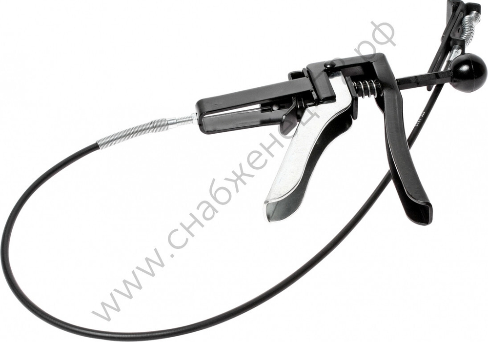 Съемник пружинных хомутов с гибким захватом, усиленный