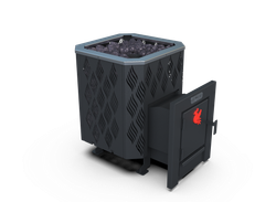 Банная печь Душа- 15 Сетка Лист Ивы 8мм