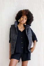 Жилет ko-ko-ko женский утеплённый черный