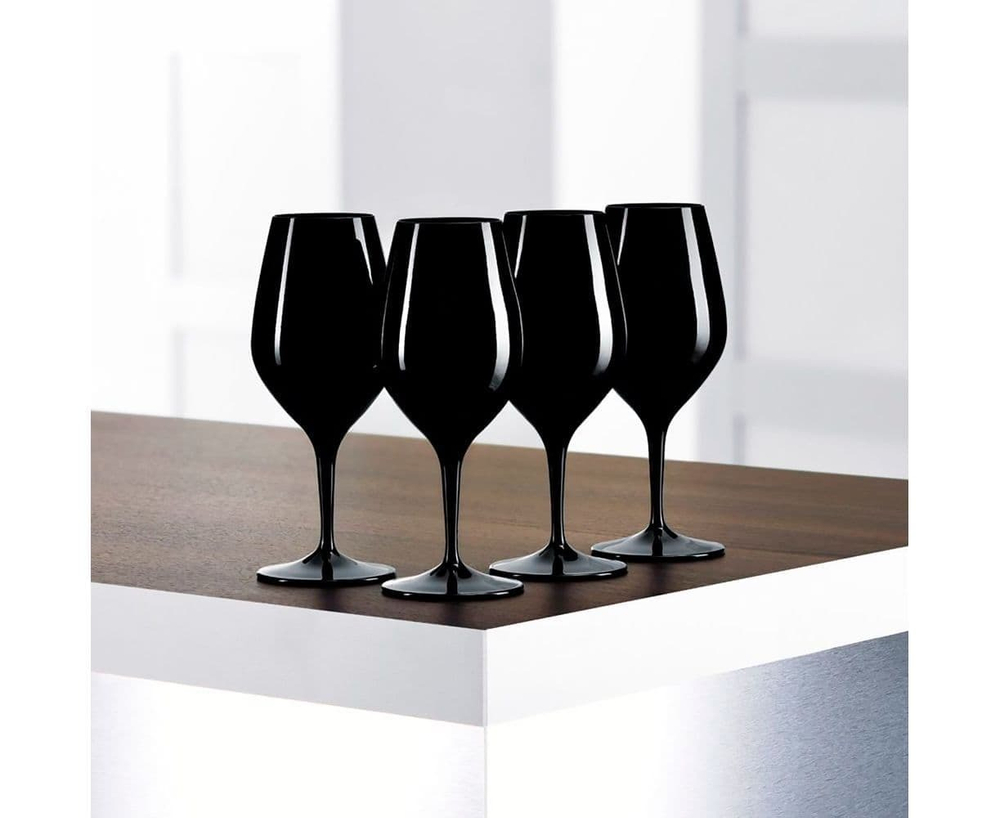 Набор из 4-х бокалов для слепой дегустации вина Authentis Blind Tasting Glass Black 320 мл Spiegelau