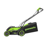 Газонокосилка аккумуляторная Greenworks GD40LM361, 40V, 36 см, бесщеточная, c 1хАКБ 4Ач и ЗУ (2520807UB)