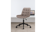 Офисное кресло Woodville Честер латте, черный, ножки черные