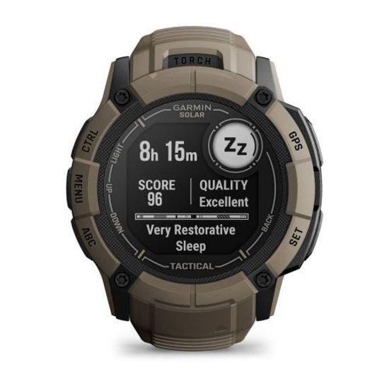 Умные часы Garmin Instinct 2X Solar Tactical Edition, коричневый
