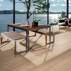 Инженерная доска Kahrs Дуб AB белый, матовый лак - Oak AB white matt lacquer HB