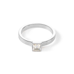 Кольцо Coeur de Lion Crystal-Silver 17.2 мм 0501/40-1817 54 цвет прозрачный, серебряный
