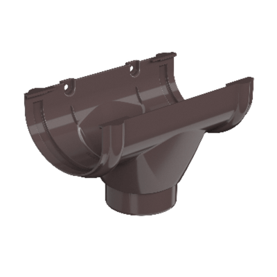 ТН ОПТИМА воронка желоба, темно-коричневый