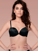 Бюстгальтер супер пуш-ап из мягкой микрофибры (Размер: 4B) (Цвет: белый)