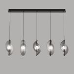 Подвесной светильник MD24030035-5B black/smoky