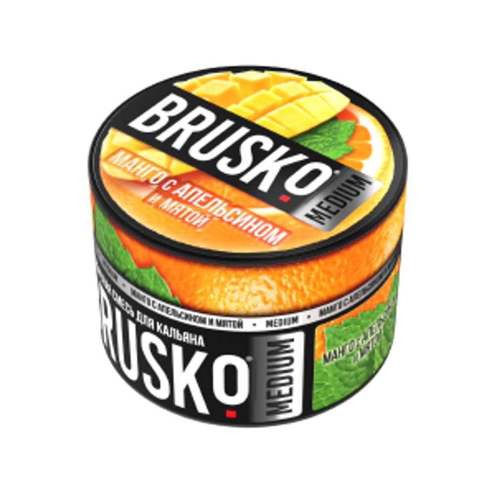 Brusko Medium Манго апельсин мята 50г