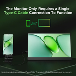 15.6" Портативный игровой монитор UPERFECT Uplays-T05 1920x1080, 60 Гц, IPS