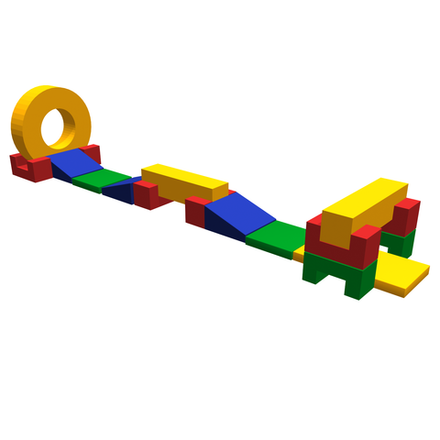 Мягкий спортивный модуль «Взлетная полоса»