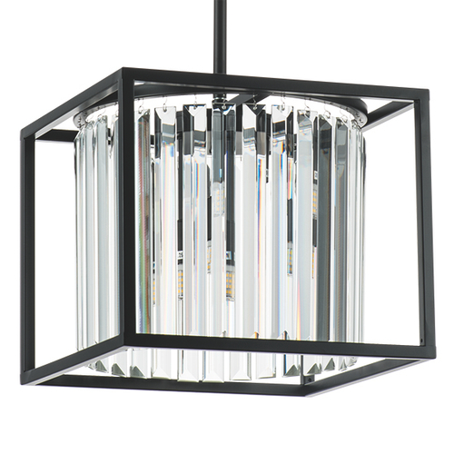 713037 Люстра REGOLO 3х40W G9 ЧЕРНЫЙ МАТОВЫЙ/ПРОЗРАЧНЫЙ