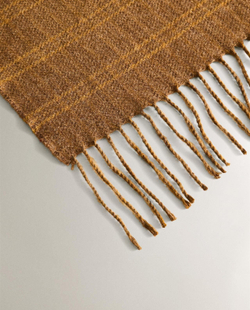 Zara Home - Плед одеяло, горчичный, 140x190 см