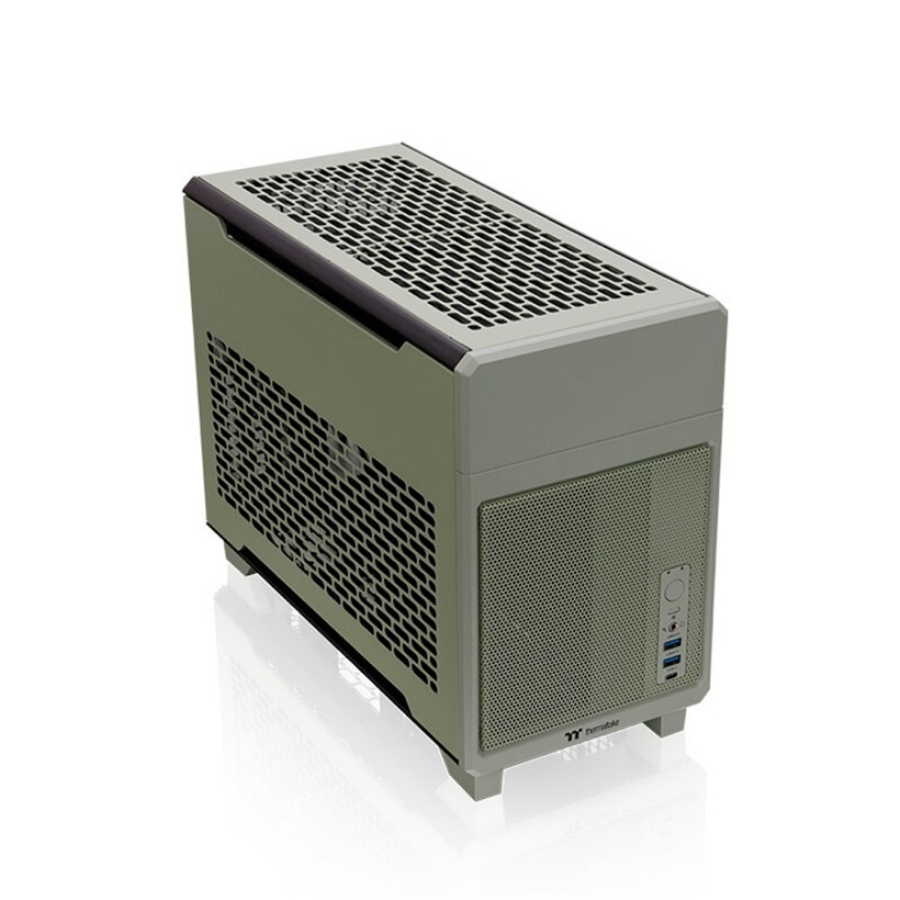 Корпус Thermaltake TR100 Matcha зеленый, без БП, mini-ITX