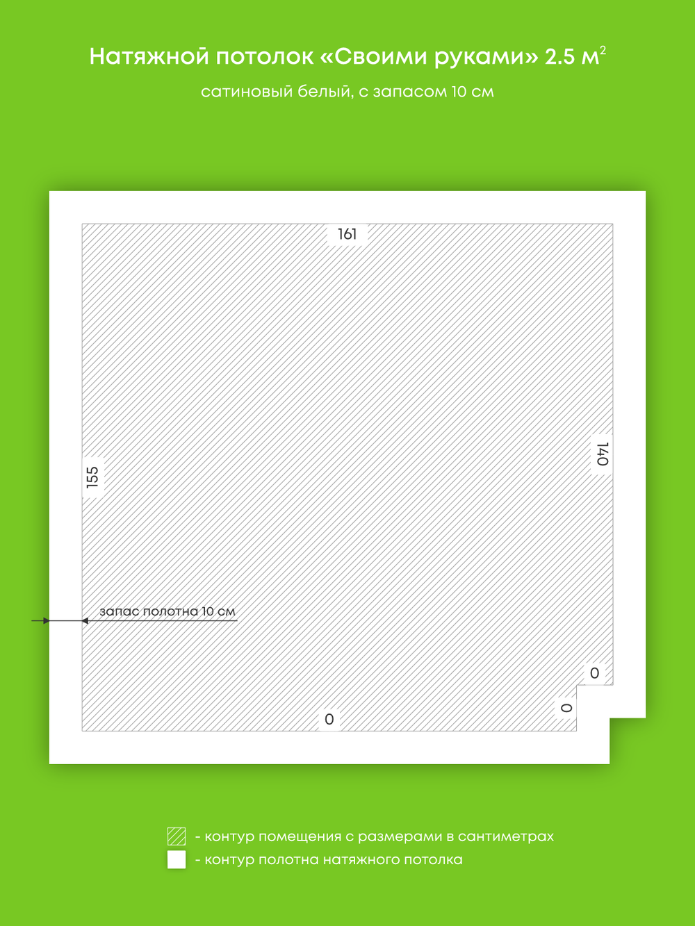 Натяжные потолки 1.3 м2, 2.5 м2, 4 м2, 4.1 м2, 3.9 м2