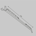 Трековый светильник Technical TR030-4-30WTW-DSZ-B