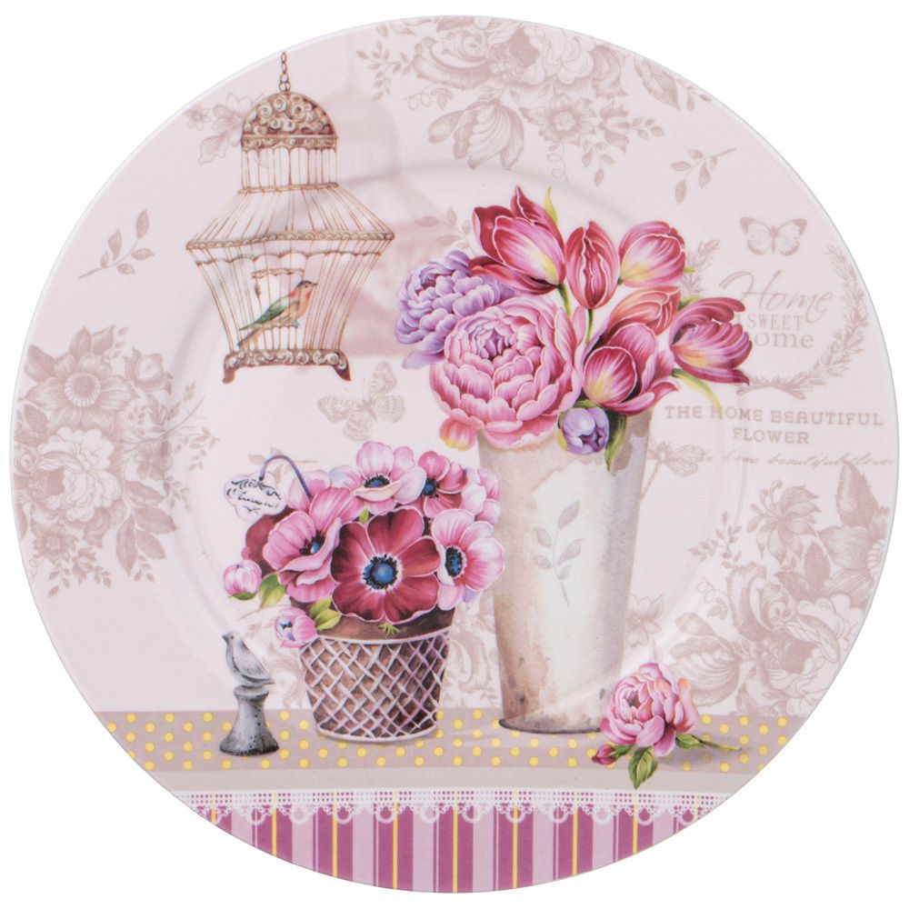 ТАРЕЛКА ЗАКУСОЧНАЯ LEFARD ТЮЛЬПАНЫ 20,5 СМ МАЛ.УП.=4шт.