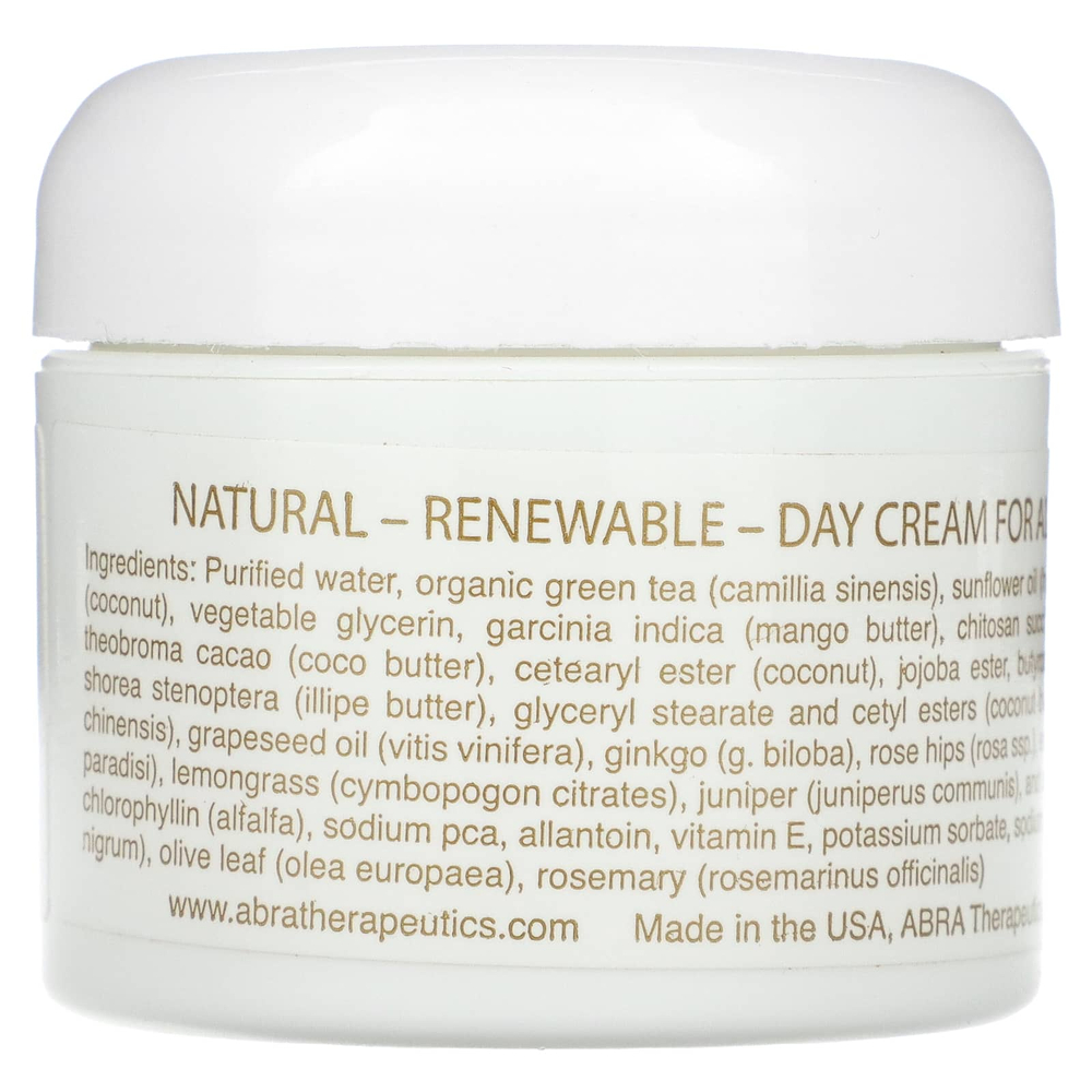 Abra Therapeutics, Дневной защитный крем, 56 г (2 унции)