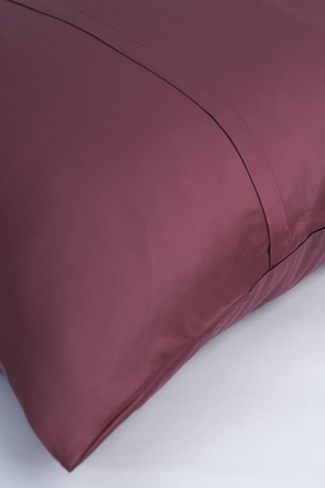 Постельное белье 2 спальное евро German Grass Purple Brilliant бордовое