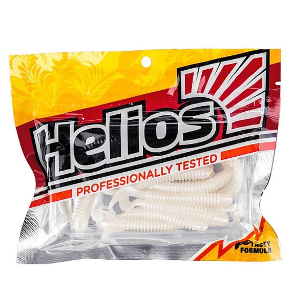 Твистер Credo Long Body 2,95&#39;/7,5 см Pearl 12шт. (HS-9-013) Helios