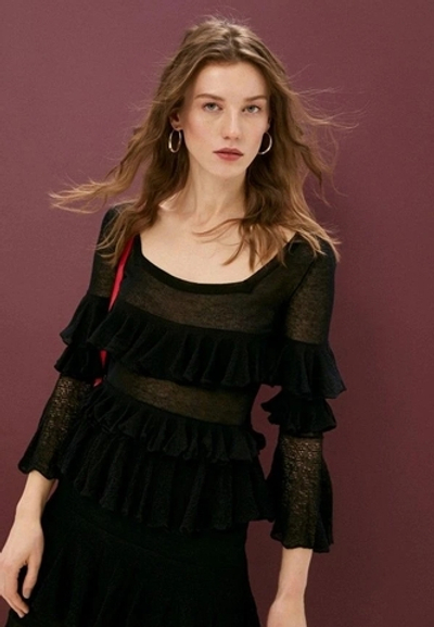 Patrizia Pepe платье с рюшами