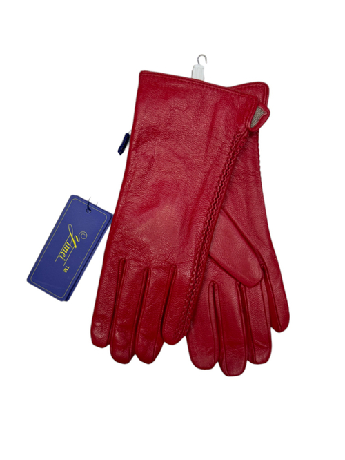 Ymai.Перчатки. Женские. Материал верха: Кожа теленка. Подклад: Трикотаж-шерсть. 5 шт в упаковке.