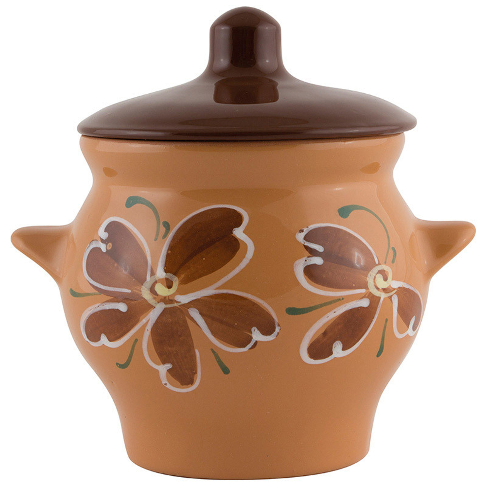 Горшок 0,65 л для жаркого "Цветы". 006692-SK