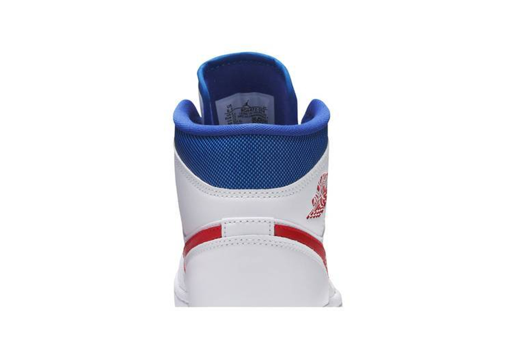Кроссовки Jordan Air Jordan 1 Mid University Red (Женская размерная сетка)