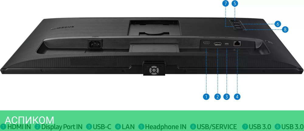 Монитор Samsung ViewFinity S8 LS32B800PXUXEN