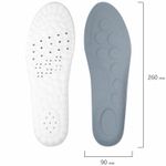Стельки для обуви АНАТОМИЧЕСКИЕ С СУПИНАТОРОМ, материал PU PRO, размер RU 35-39 / EU 36-40, с линиями выреза, SHEGRA (ШЕГРА), 700740