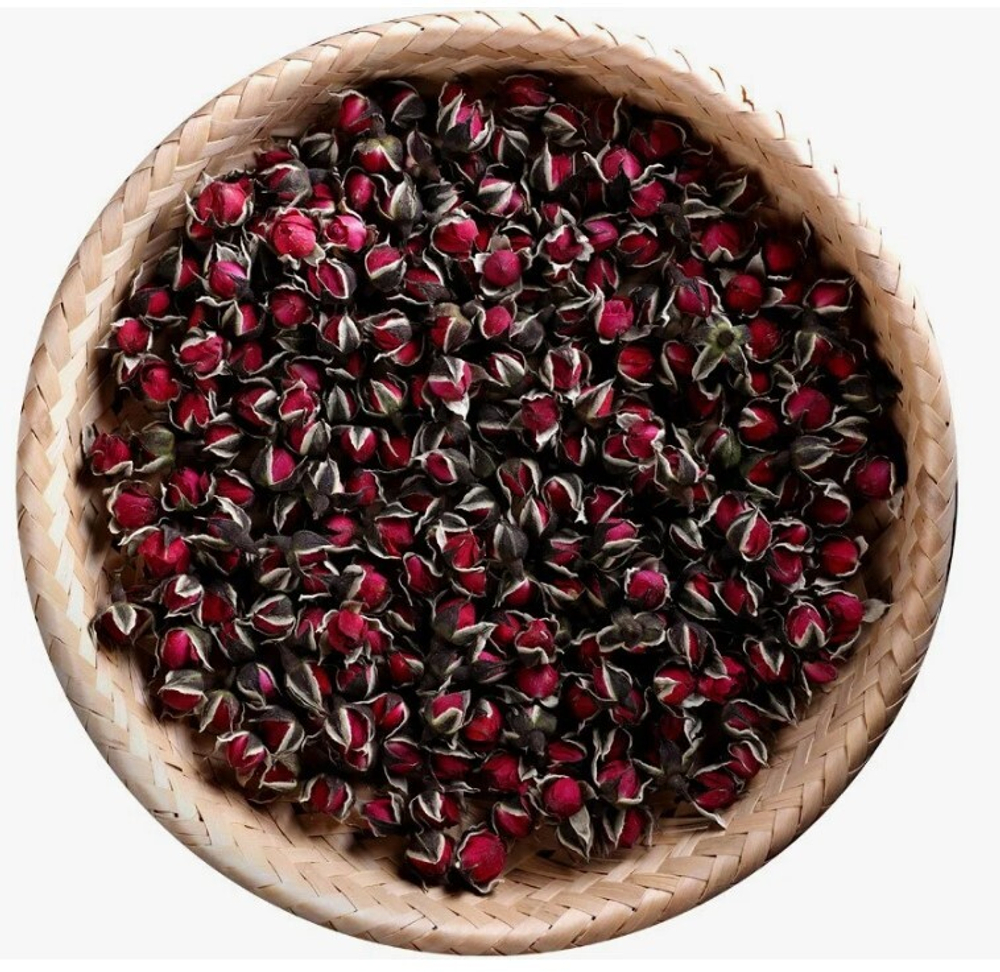 Бутон розы красный тигровый ароматный. 30 гр