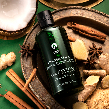 Гель для ванны и душа "ПРЯНЫЙ ИМБИРЬ" 300мл