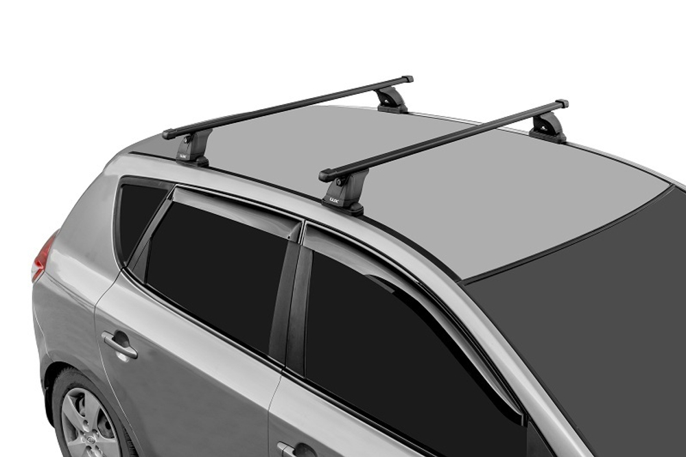 Багажная система LUX с дугами 1,2м прямоугольными в пластике для Citroen C4 Aircross внедорожник 2012-2017,Peugeot 4008 внедорожник 2012- Peugeot 307 хэтчбек 2001-