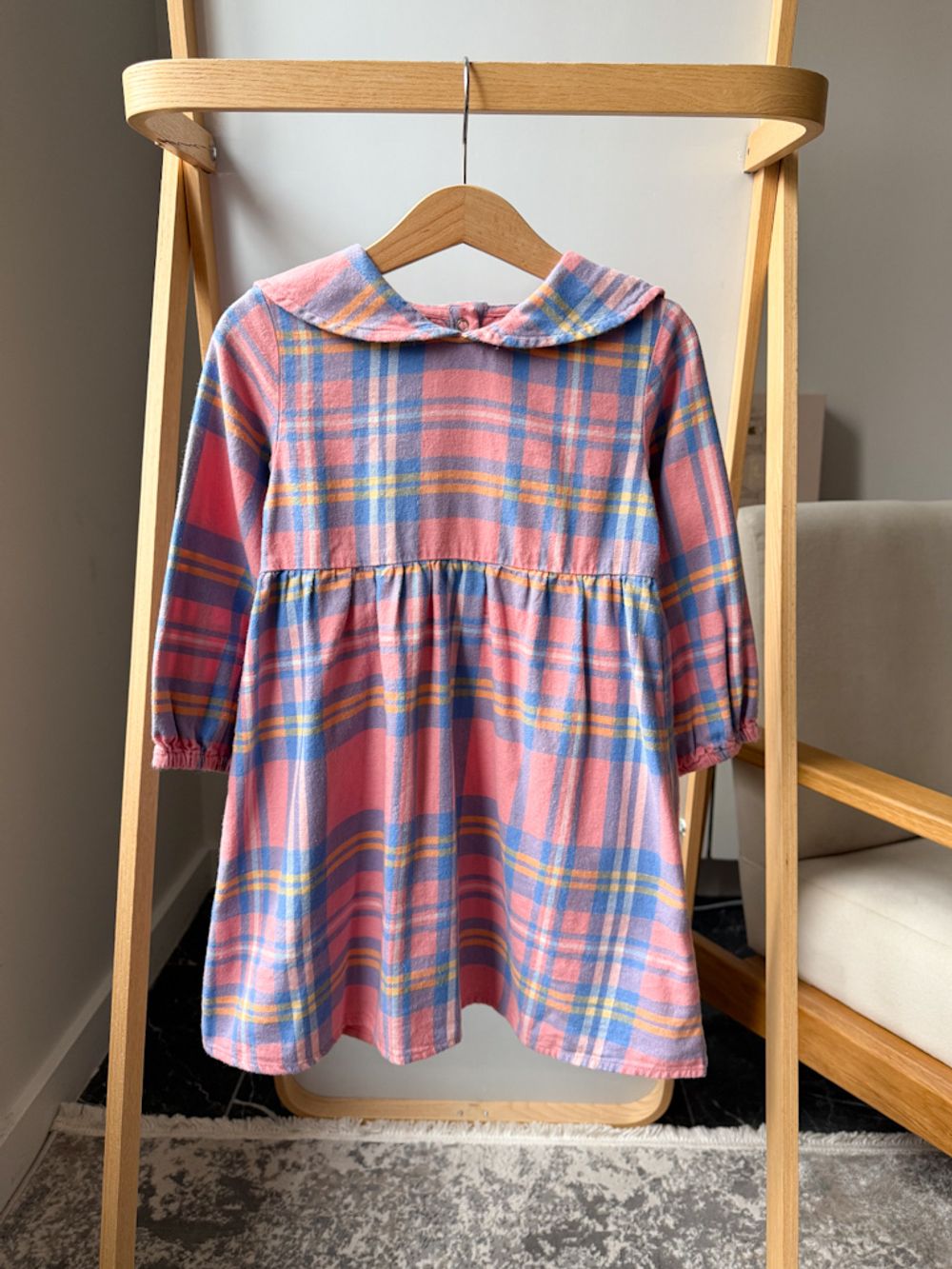 Хлопковое платье Mini Rodini, 104