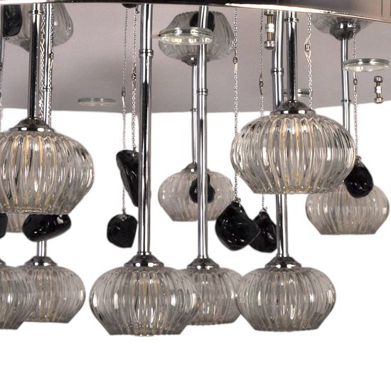 Люстра потолочная MANNE PL.7447-15+6(CR) d80