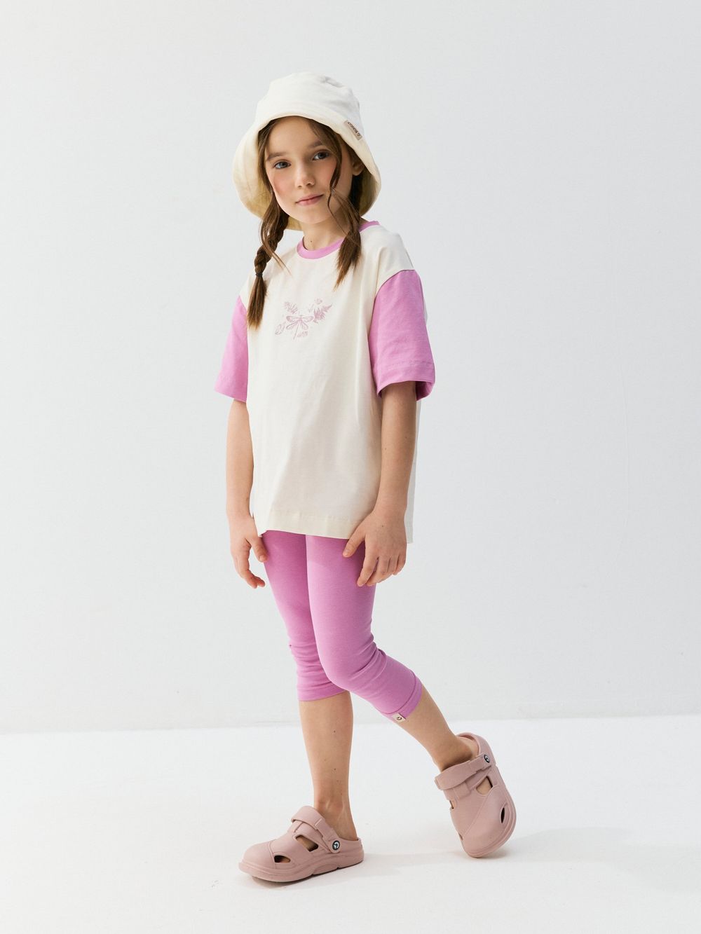 Футболка оверсайз "Волшебство лета" с принтом