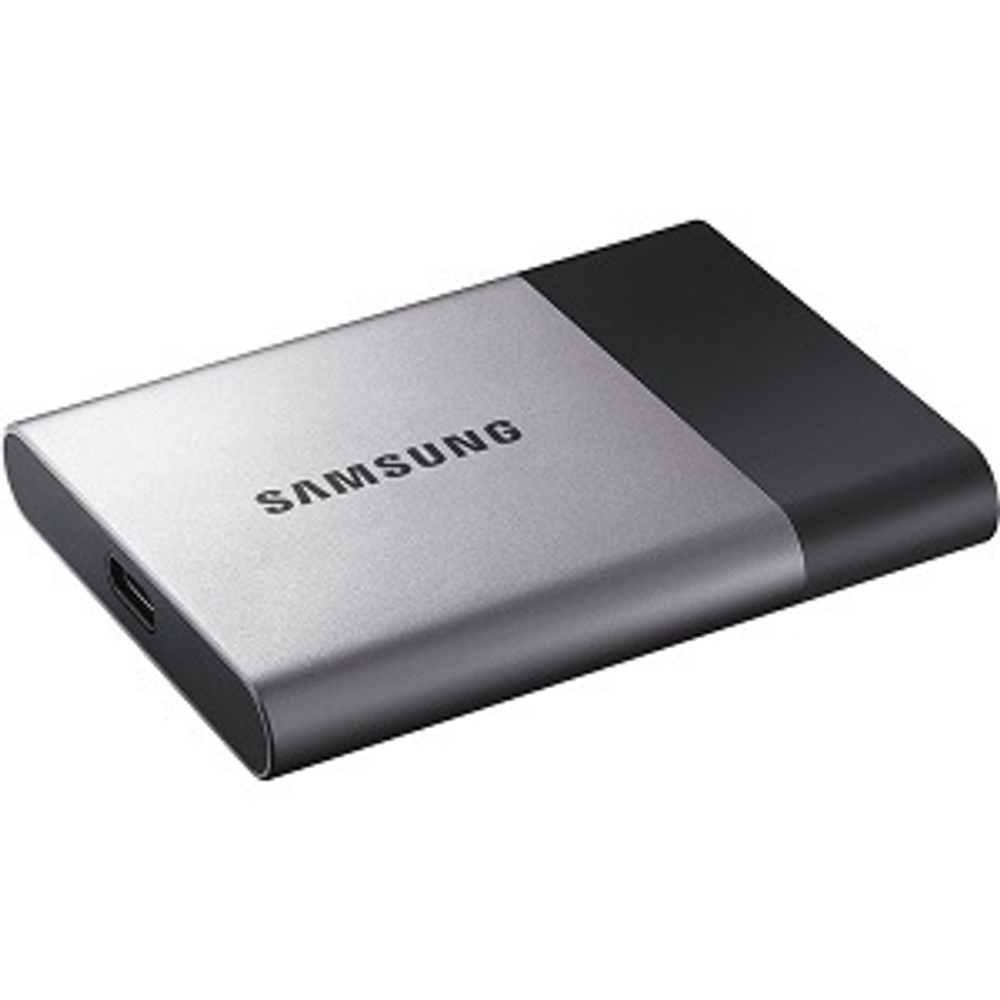 Внешний жесткий диск SSD 1Tb, Samsung Portable T3 USB 3.0 Black (MU-PT1T0B)