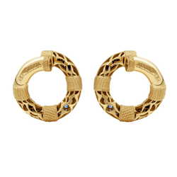 Серьги c Cапфирами, E0293-0/1