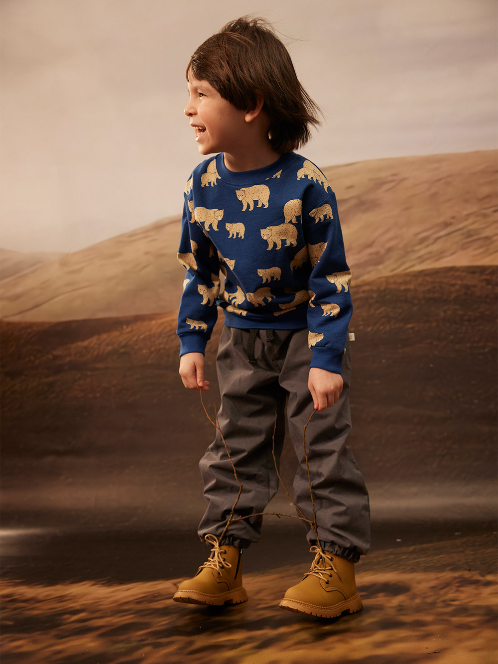 Утеплённый свитшот Mjölk Бурые мишки