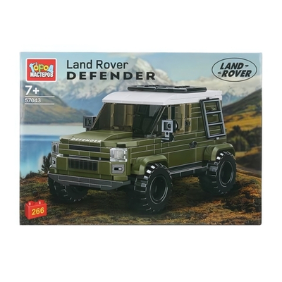 Конструктор пластмассовый 266эл. "Range Rover Defender" 57043-ZH (Город мастеров)