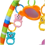 0333907/Детский мягкий развив. коврик овальной формы с муз.панелью, в/к 48*30*8 см/54