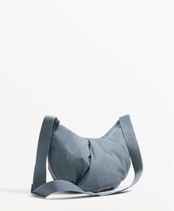 OYSHO Стеганая мини-сумка с плечевым ремнем, лавандовый