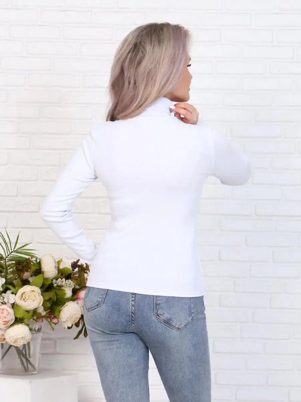 Водолазка в рубчик