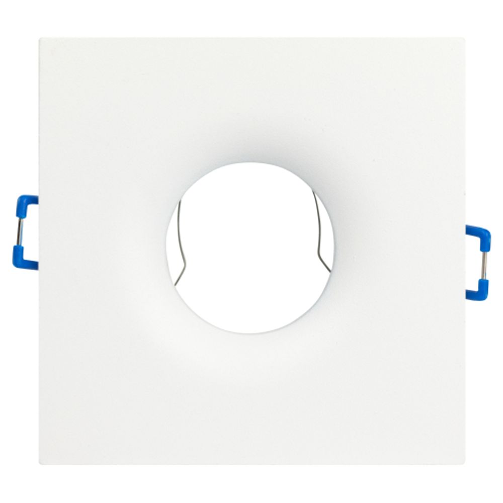 Встраиваемый светильник алюминиевый ЭРА KL104 WH MR16 GU5.3 белый | Алюминиевые встраиваемые светильники